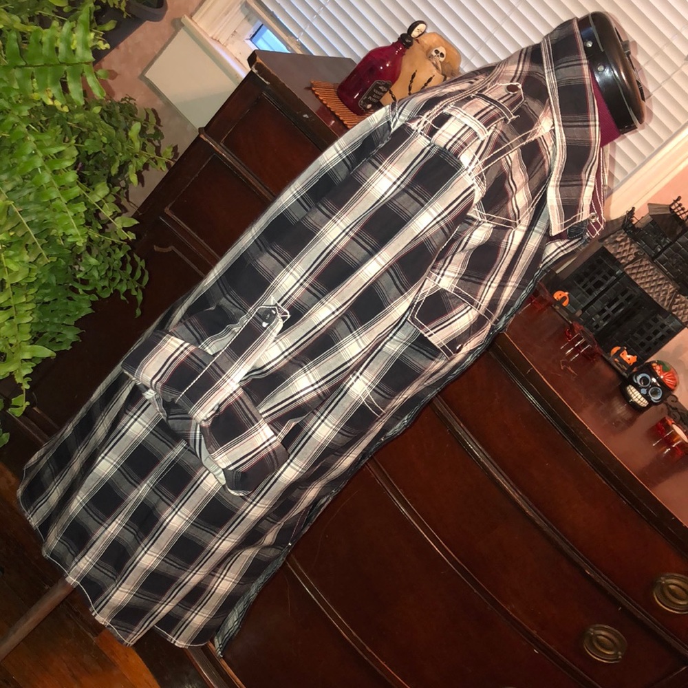 🎁 FREE WITH ANY $40 PURCHASE 🎁 Marc Echo Button Up Long Sleeve Shirt - Picture 4 of 8